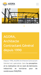 Mobile Screenshot of agora-architecte.fr