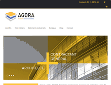 Tablet Screenshot of agora-architecte.fr